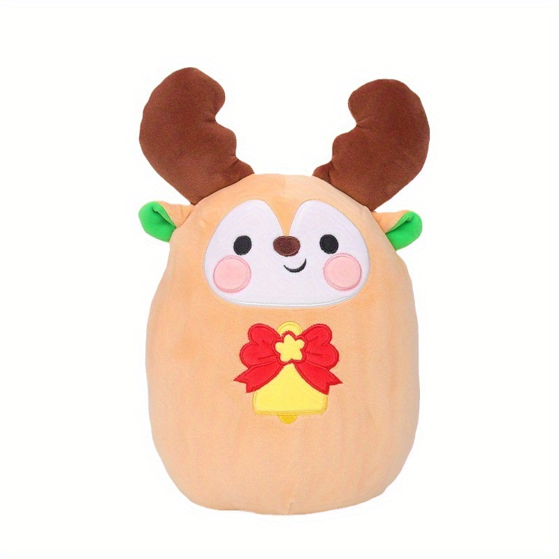 Merry Christmas Cute Santa Claus And Reindeer Plush Toys Christmas Pillow  Series - Temu