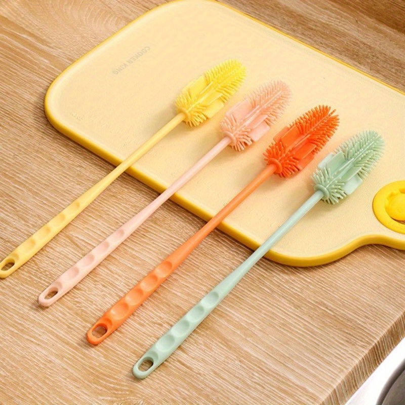 1pc Cup Brush Cleaning Tool Long-handled Sponge Small Brush For