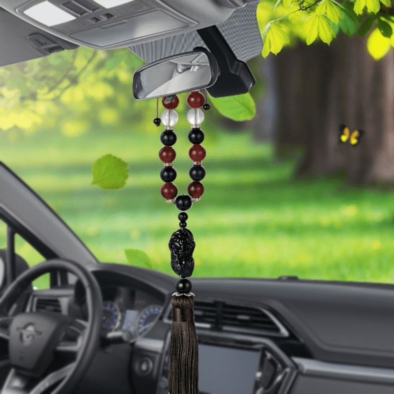 Cheap Car Ornaments Brave Troops Bead Auto Interior Rearview Mirror Hanging  Pendant Stalls Decoration Accessories