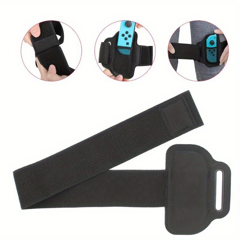 Leg Strap for Nintendo Switch Sports/Ring Fit Adventure, OLED Model Joy Con  Controller Game Accessories, Adjustable Elastic Sport Movement Leg Band- 2