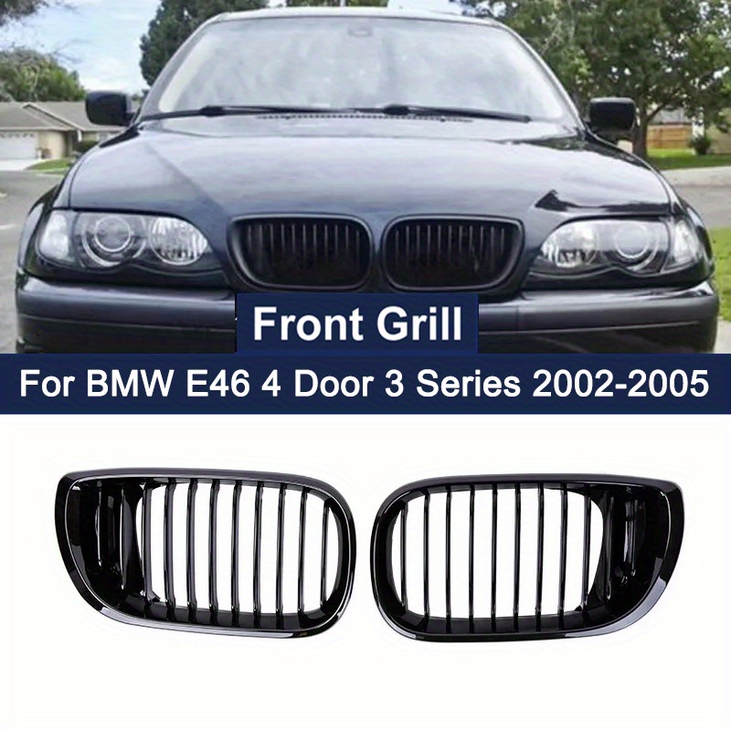 Grilles de calandre noires BMW Série 3 E46 type M3 (1998 - 2005)