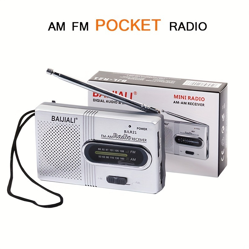 RADIO PORTATIL AM / FM BAIJIALI KK-257 (DE BOLSILLO) Audio & Video Parlantes