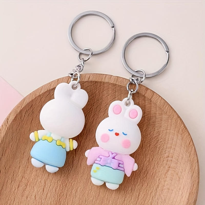 Cute Panda & Bamboo Keychain Aesthetic Keychain Accessories Kawaii Key Ring  For Backpack - Temu