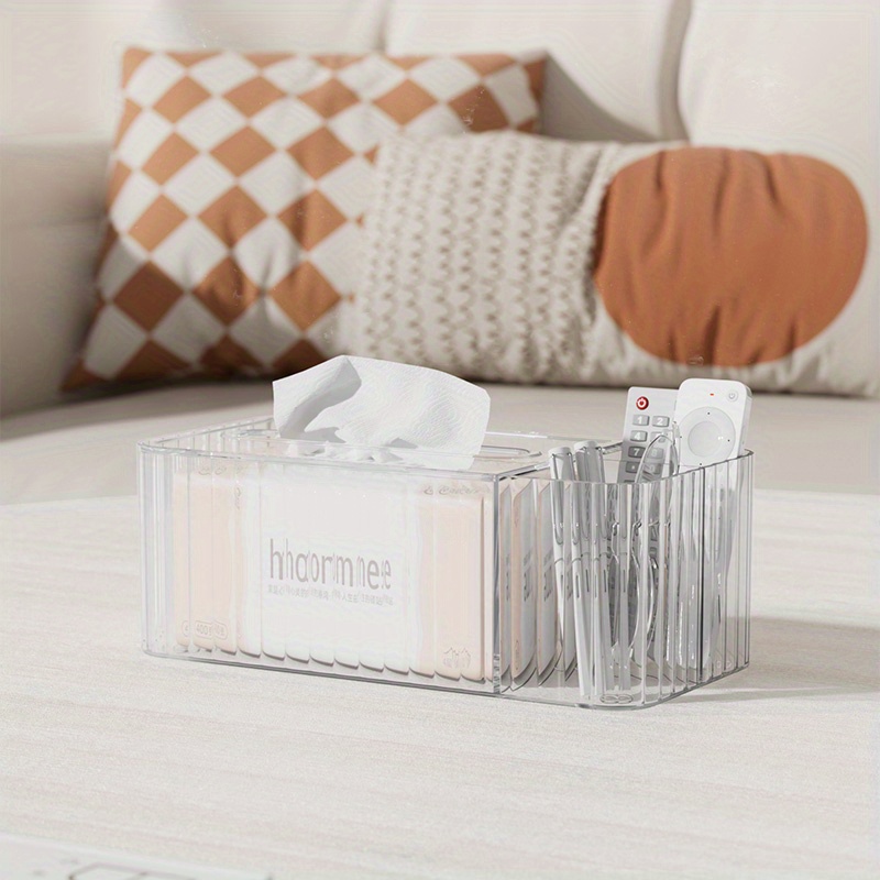 ECOCO Napkin Holder Household Living Room Dining Room Creative Lovely  Simple Multi function Remote Control Storage Tissue Box