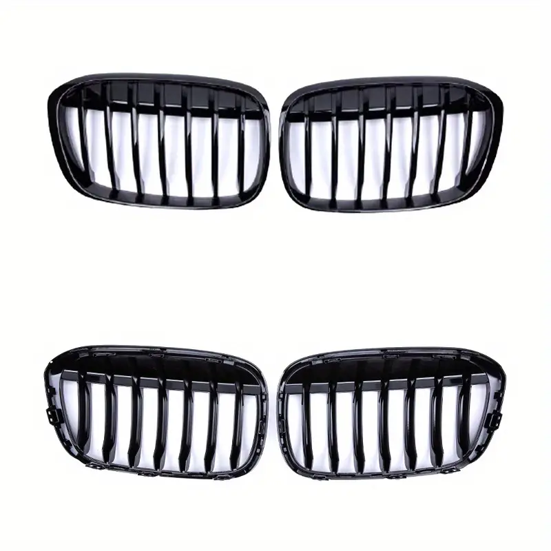 Suitable For BMW X1 F48 F49 Gloss Black Grille Car Front Kidney Grille  Racing Grille Single Line 2016-2019 Accessories