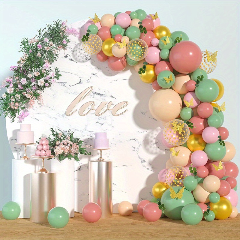 100pcs Kit Arco Guirnalda Globos Decoración Bodas Decoración - Temu