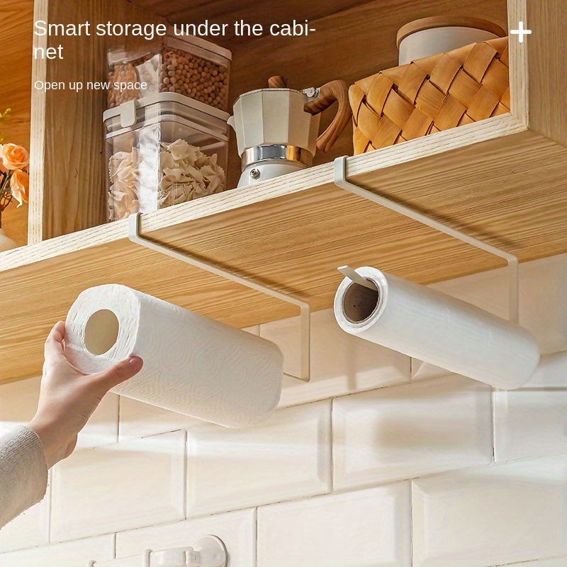 Easy to use Kitchen Paper Towel Holder With Cabinet Roll - Temu