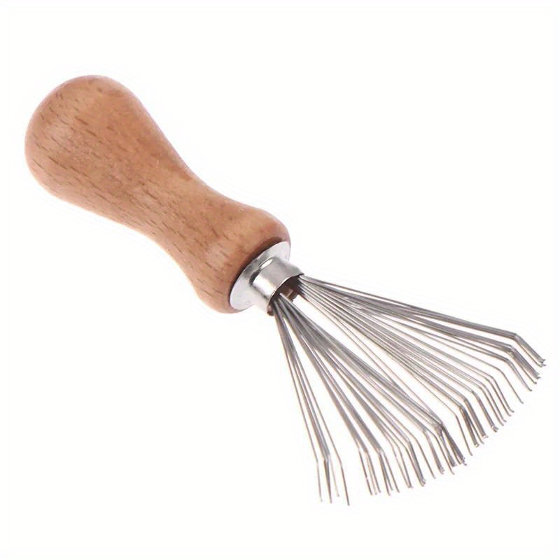 1PCS Wooden Comb Cleaner Delicate Cleaning Removable Hair Brush