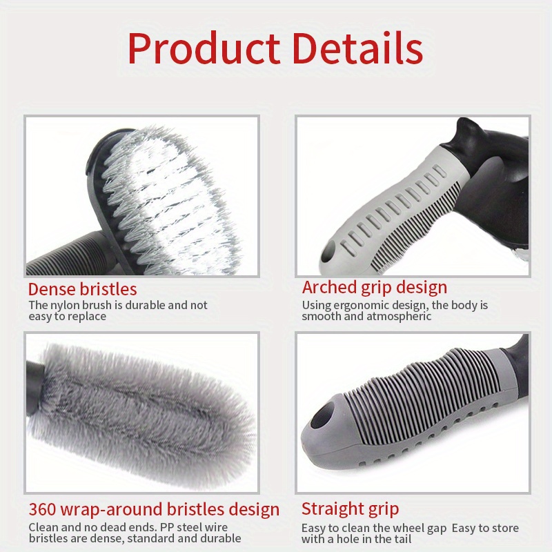 Soft Grip Wheel and Body Brush