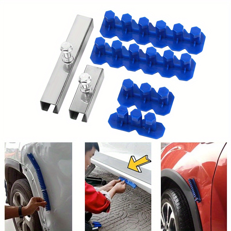 6pcs Auto Delle Reparatur Werkzeug Ersatz Universal Paintless Klebstoff  Blau Kleber Tabs Werkzeuge Kit für Auto Dent Body Repair