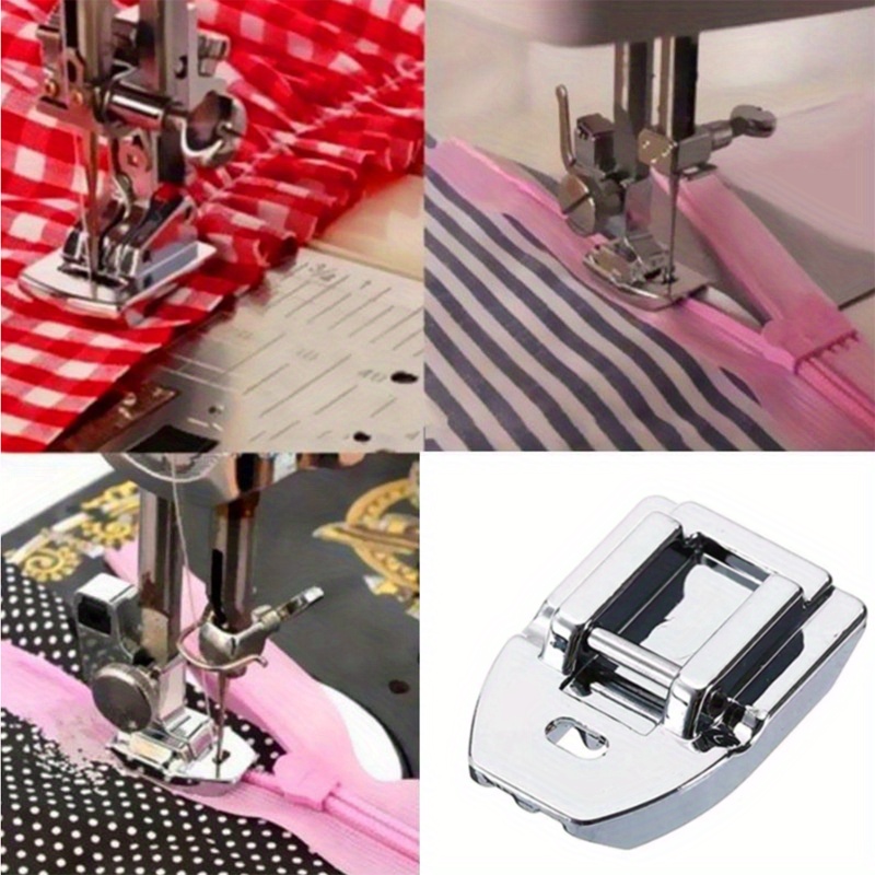 1pc Invisible Zipper Foot Feet Domestic Sewing Machine Parts Presser Foot 7306A For Singer Brother Janome Babylock