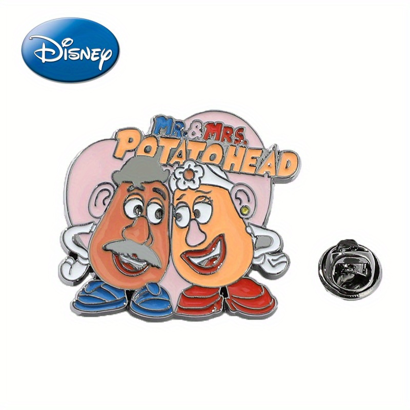 Disney Badge Cartoon Toy Story Keychain Cute Mrs.Potato Head Mr