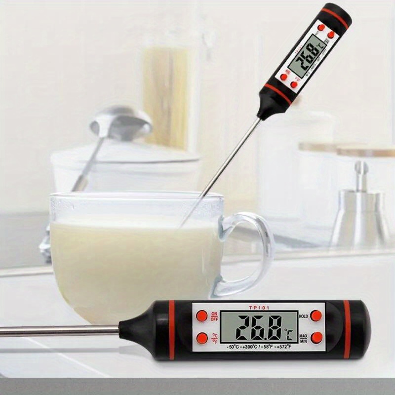 Lot de 2 thermomètres de cuisson TA288 à longue sonde numérique pour  cuisine barbecue et grill, -50-300 ℃ : : Maison