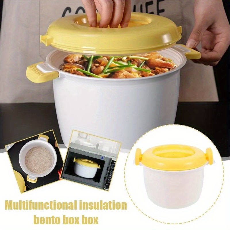 Vegetable Steamer With Lid And Tray Microwave Cooker For - Temu