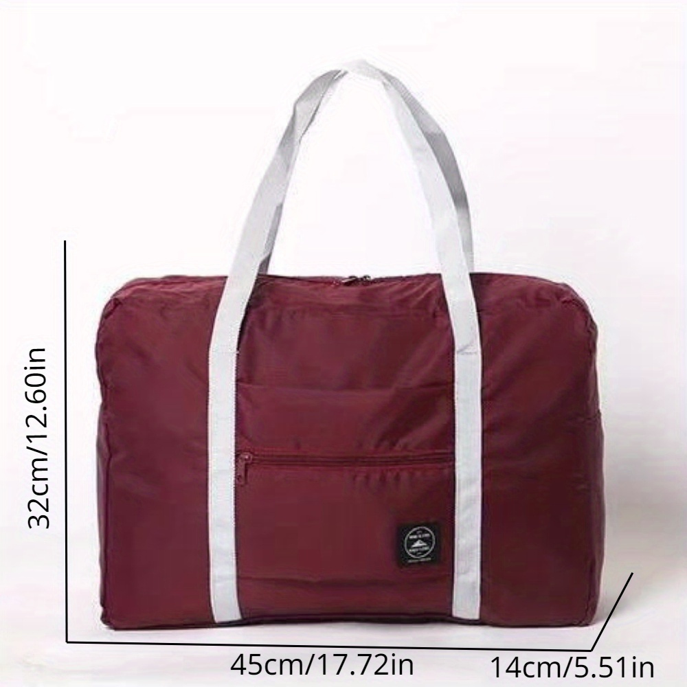 Bolsas de viaje plegable de nailon, bolsa de equipaje impermeable