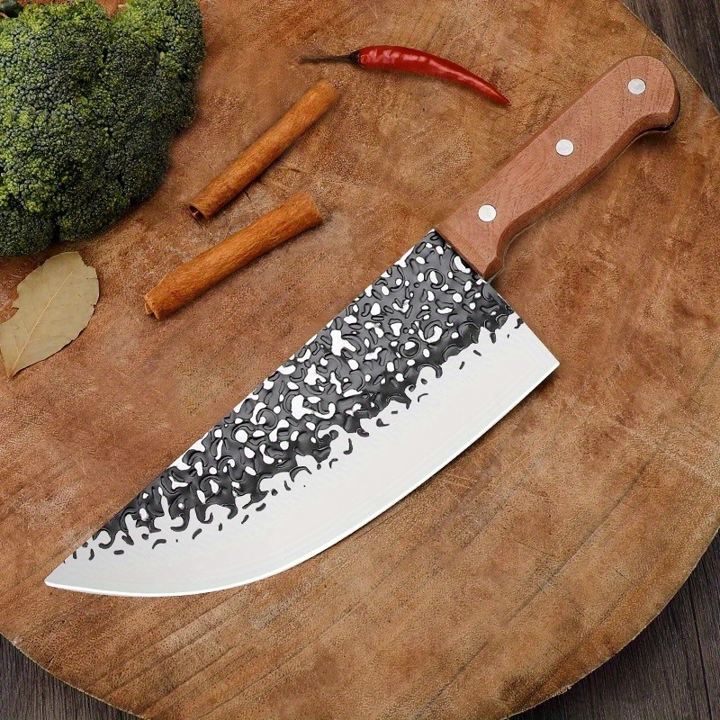 Hand forged kitchen knife Longquan old-fashioned retro knife set