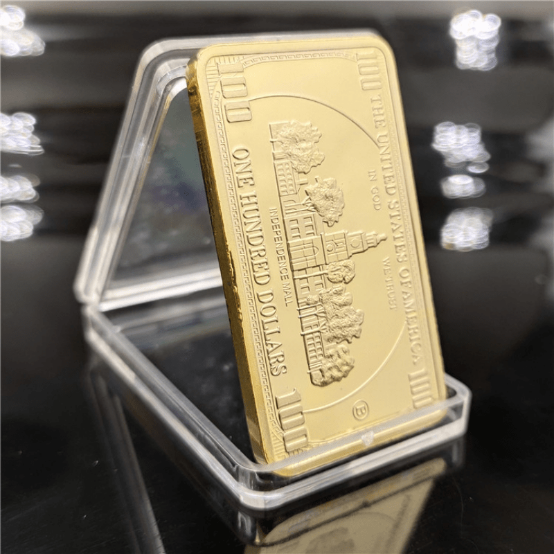 Usa $5,000 24k Gold Clad Bullion Bar