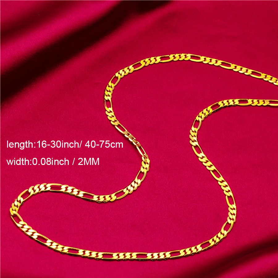 womens   chain necklace 18k plated womens accessories chain jewelry 16 30 4
