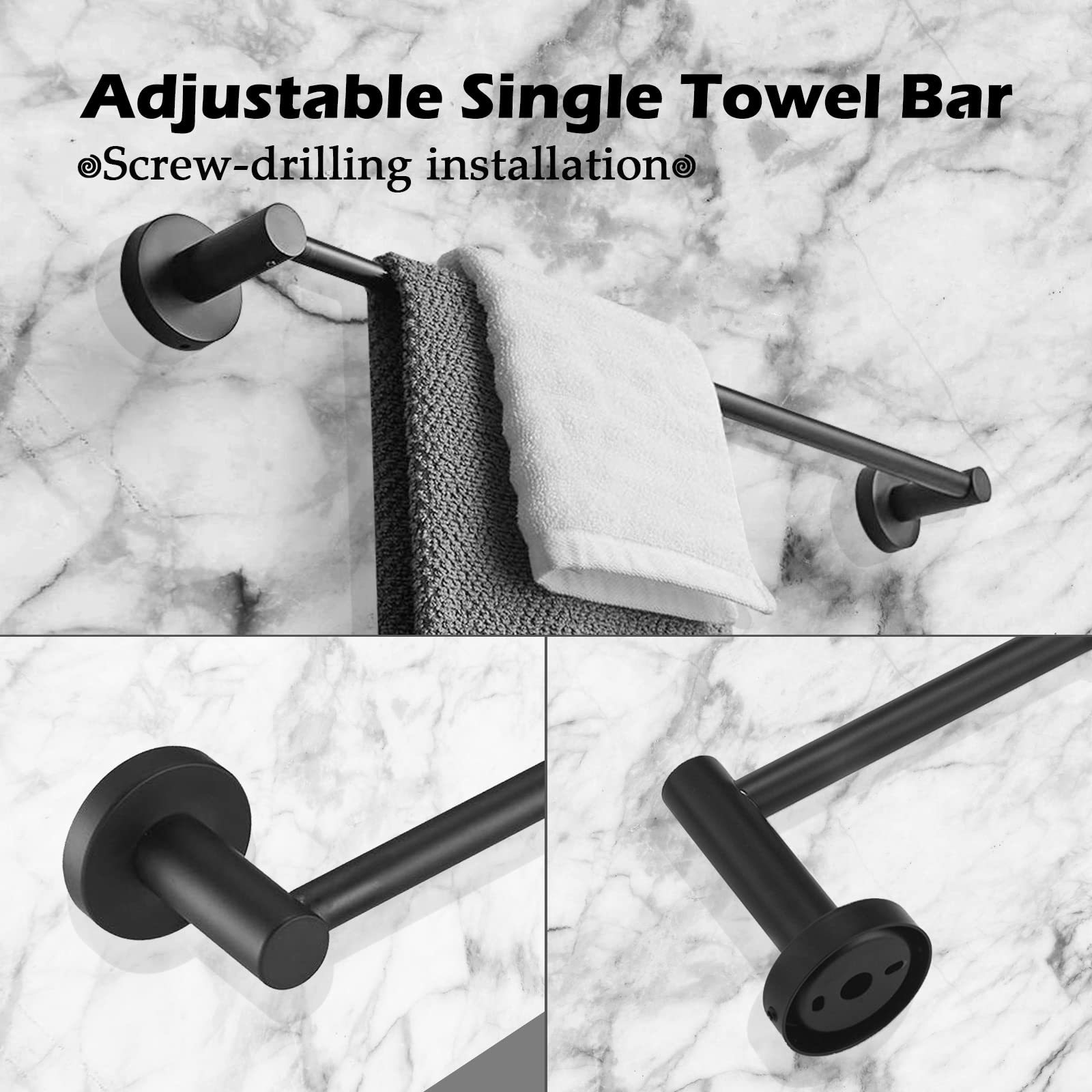 Towel best sale bar screw