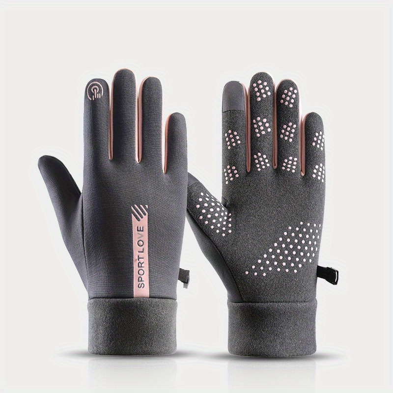 Outdoor Sports Gloves Winter Touch Screen Windproof Warm - Temu