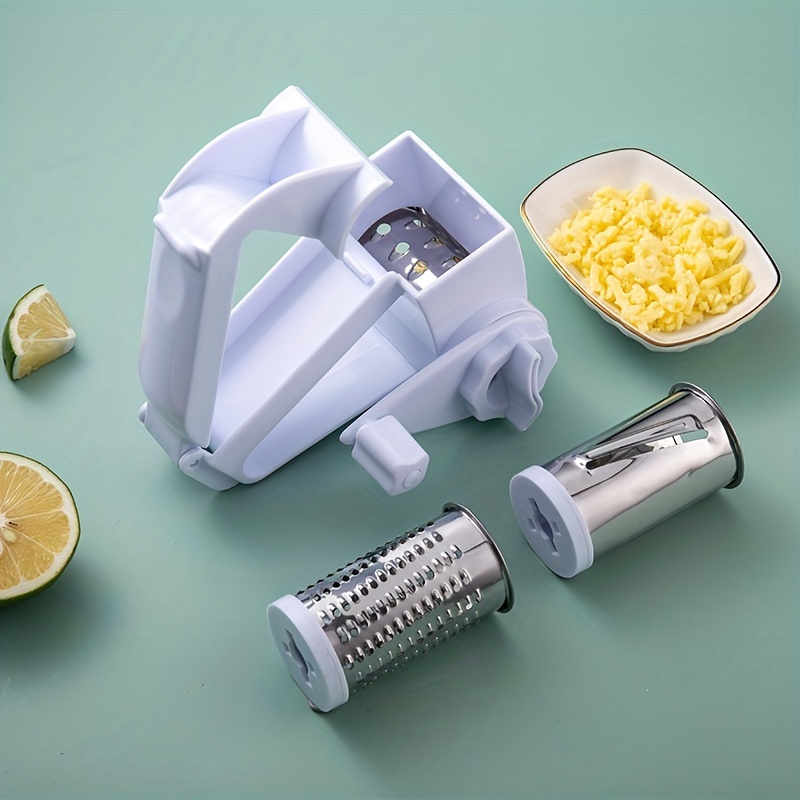  Cheese Grater, Handheld Rotary Cheese Grater, for