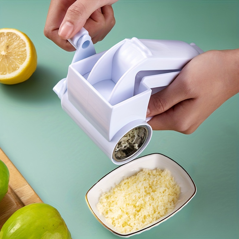 Cheese Grater, Handheld Rotary Cheese Grater, Multifunctional Garlic Grater,  Manual Ginger Shredder, Nut Grater, Household Creative Cheese Grater, Vegetable  Grater, Kitchen Stuff, Kitchen Gadgets - Temu