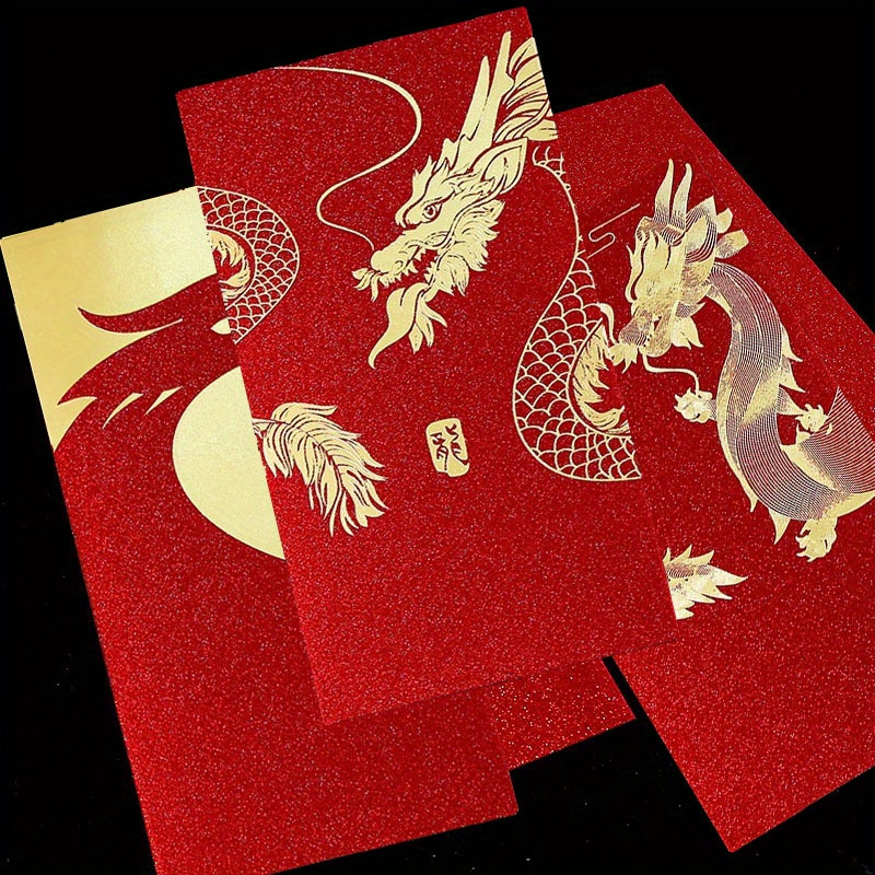 Red Envelopes Card Envelopes Gift Wrap Bags Red Lucky Money - Temu