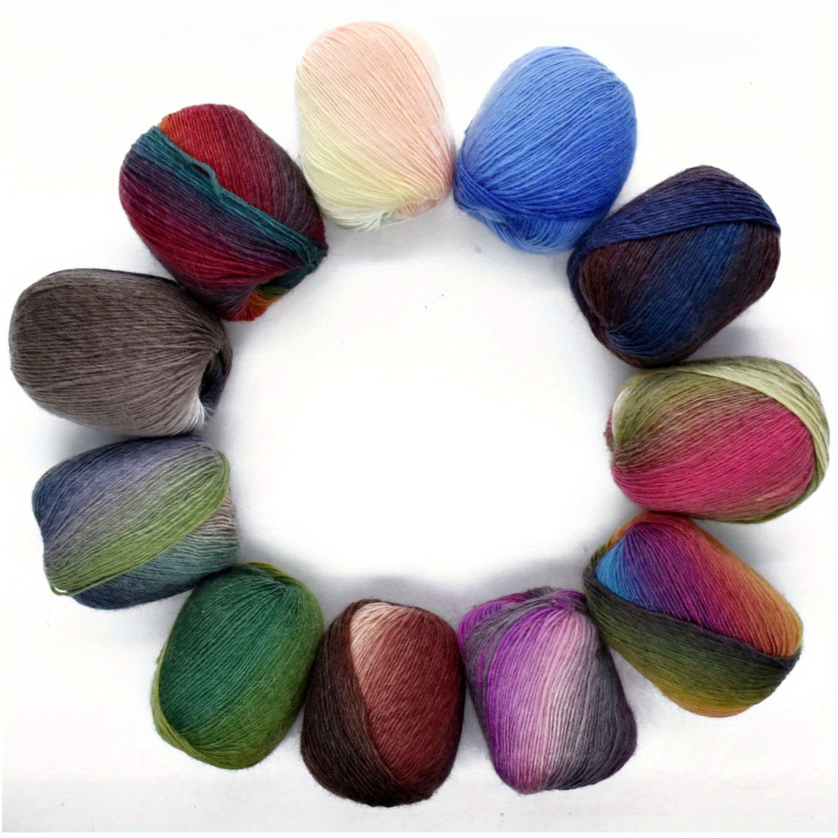 Colored Yarn Hand Knitting Yarn Crochet Yarn Crocheting - Temu