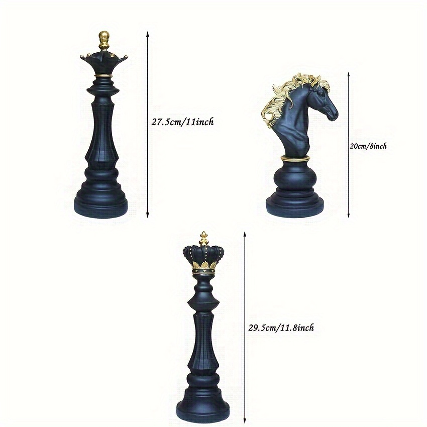 chehoma  Decorative items - Decorative items - Shiny black chess