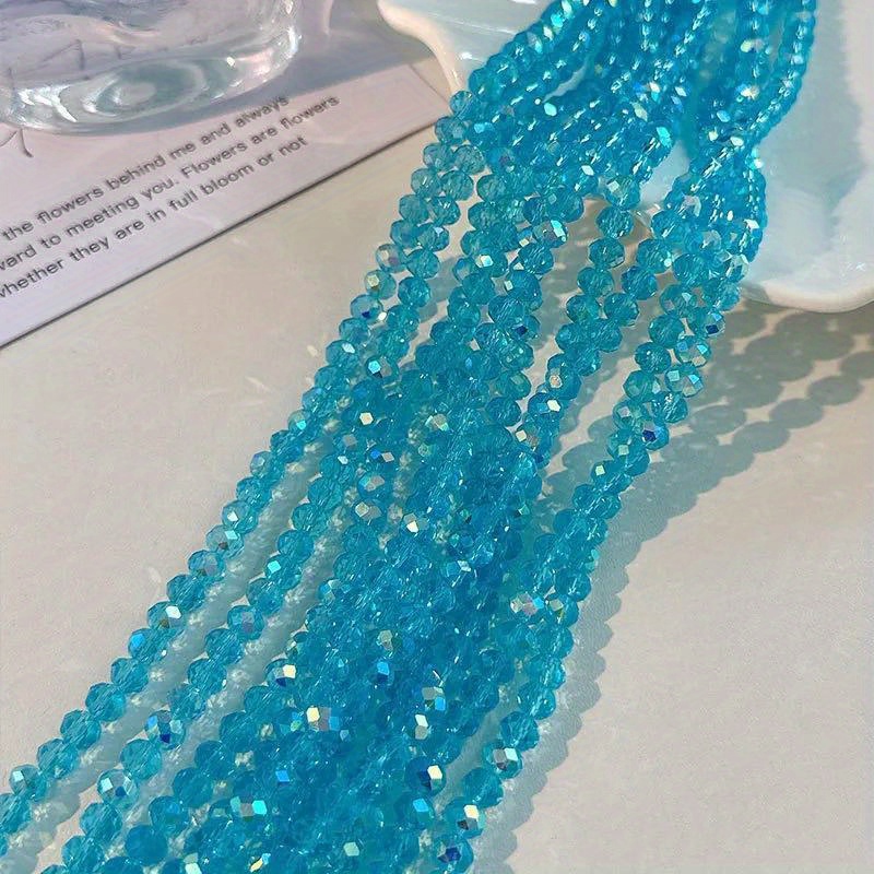 About Faceted Electroplated Crystal Glass Beads Bulk Spacer - Temu