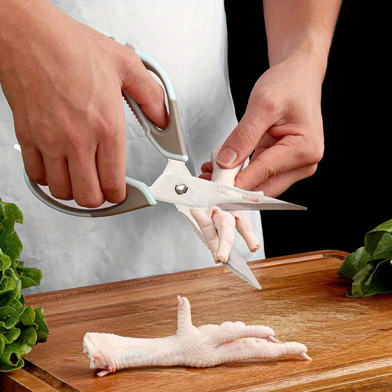 Sharp Kitchen Poultry Shears, Heavy Duty Kitchen Scissors - For