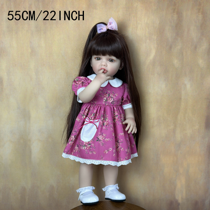 Doll Full Body Silicone Reborn Lifelike Princess Newborn - Temu