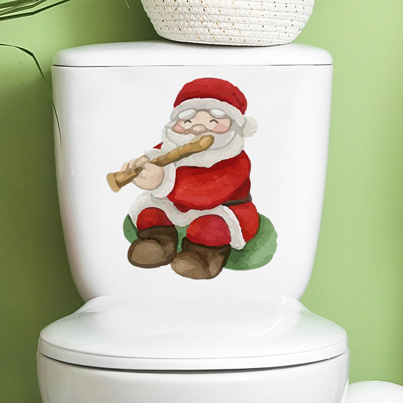 Cartoon Christmas Gnome Sticker, Santa Candy Bedroom Bathroom Toilet  Sticker, Home Decor, Wall Sticker, Self-adhesive Decal, Christmas  Decoration, Bathroom Accessories - Temu Germany
