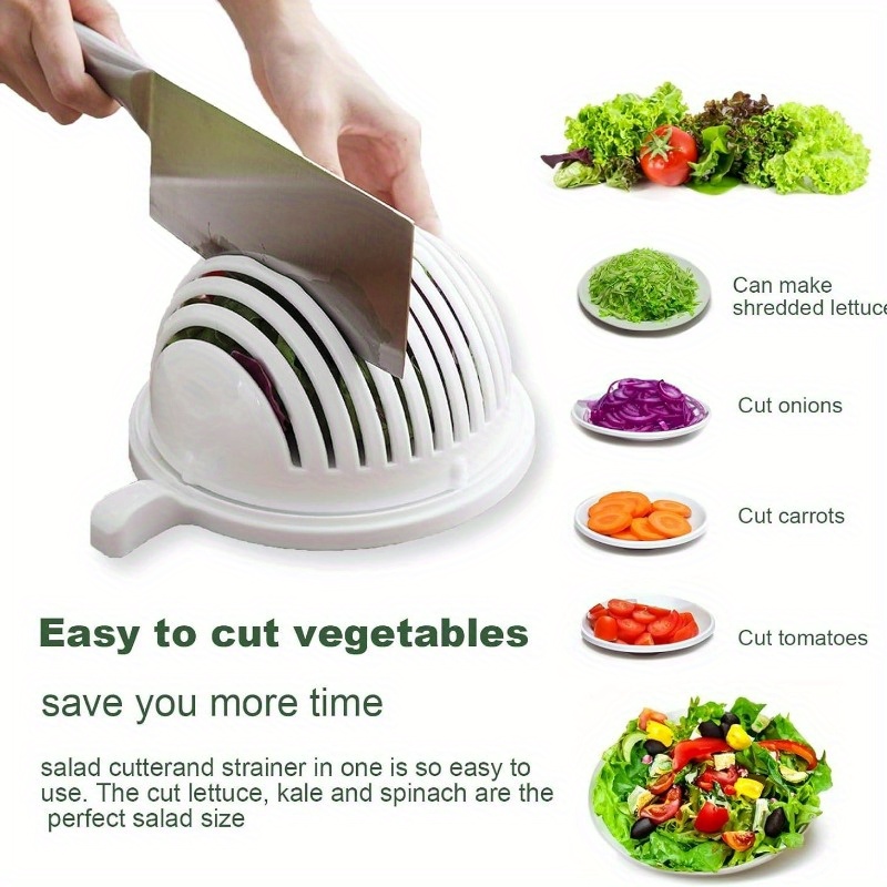 Salad Cutter Bowl Perfect Fruit Vegetable Slicer