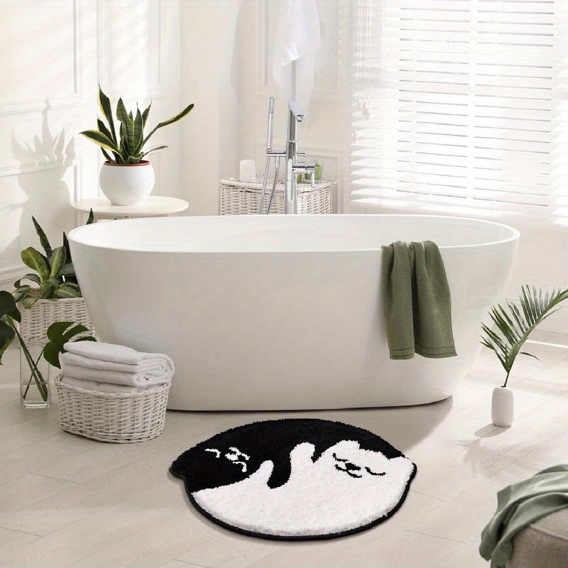 Bathroom Carpet Water Absorption, Non-slip Bathroom Rug