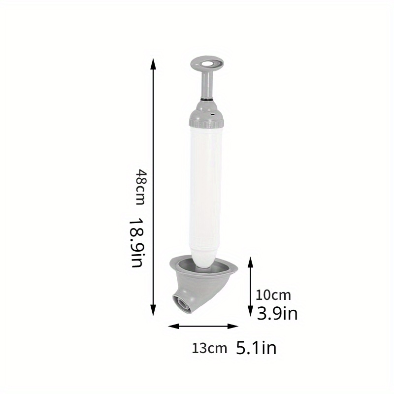 Manual Toilet Plunger Household Toilet Clog Remover Bathroom - Temu