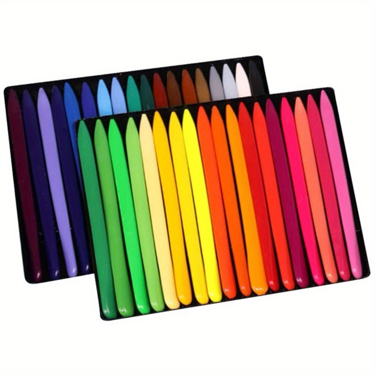 Ensemble De Crayons En Plastique Colorés Triangle 6/12/24/36
