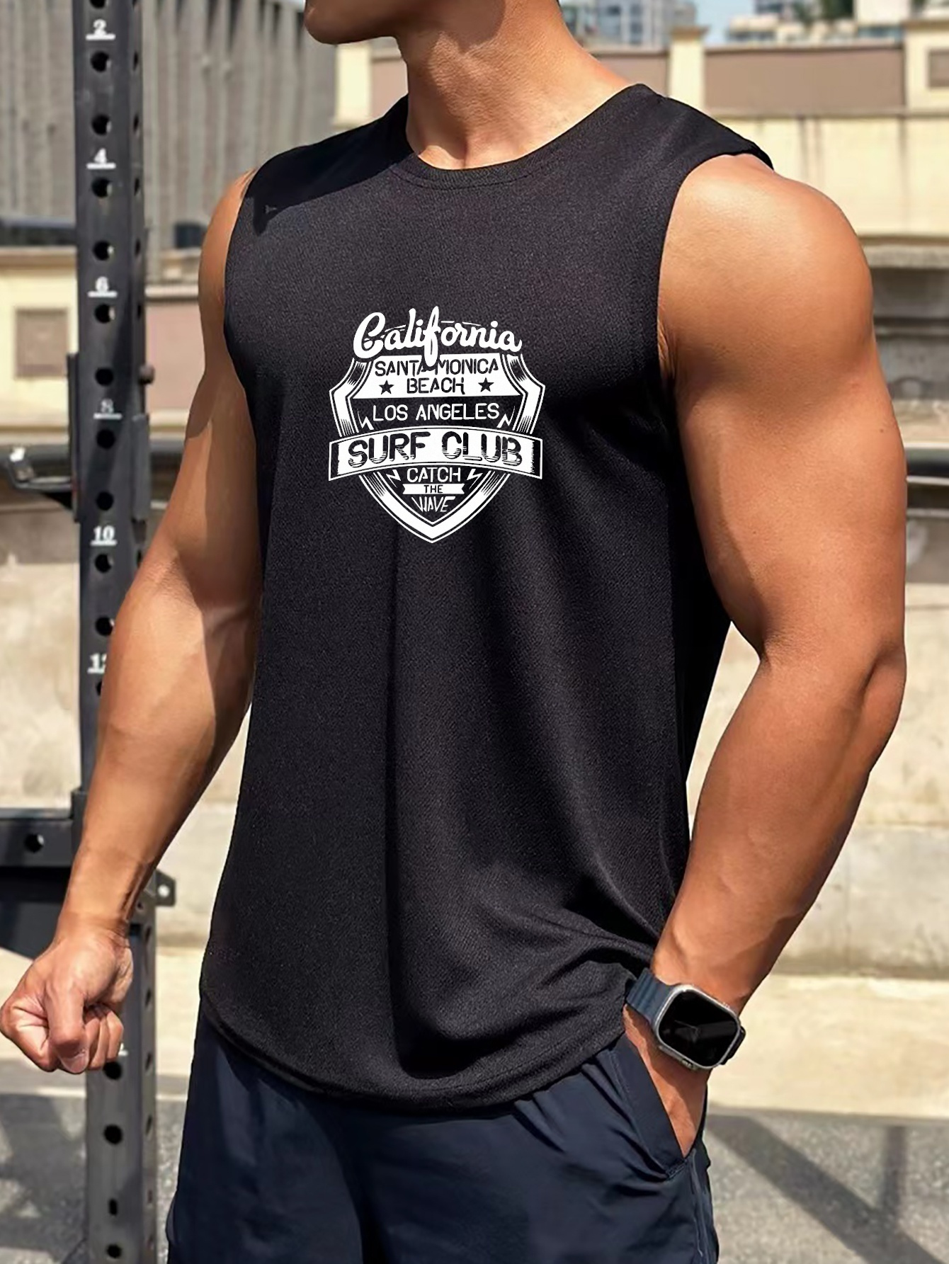 Men Tank Tops Undershirt Vest Sports T-shirt Sleeveless Summer