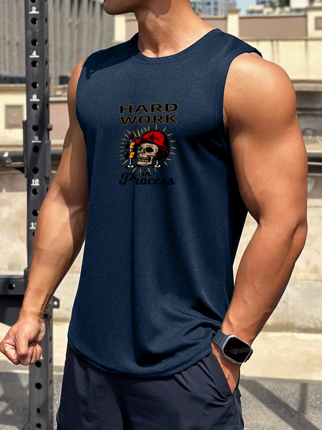 Camisetas Gym Hombre Esqueletos