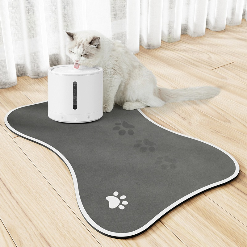 Dog Feeding Mat Absorbent Quick Dry Dog Bowl Mat With Non - Temu