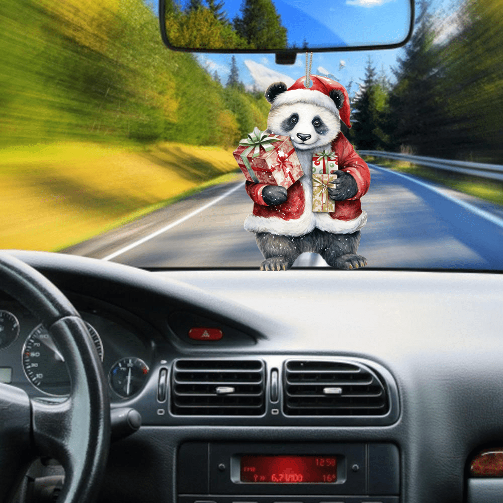 Niedliche Anime Panda Navigator Auto Innendekoration Anhänger