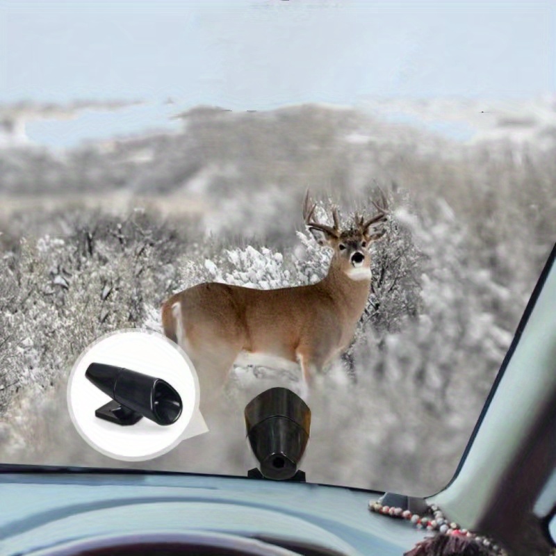 Car Ultrasonic Animal Repeller Deer Whistle Abs Animal Anti - Temu