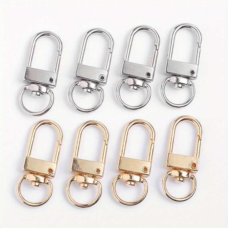 Swivel Clasps, Alloy Metal Lanyard Snap Hooks, Clip Hook For Keychain Bag  Key Rings Jewelry Making - Temu United Kingdom