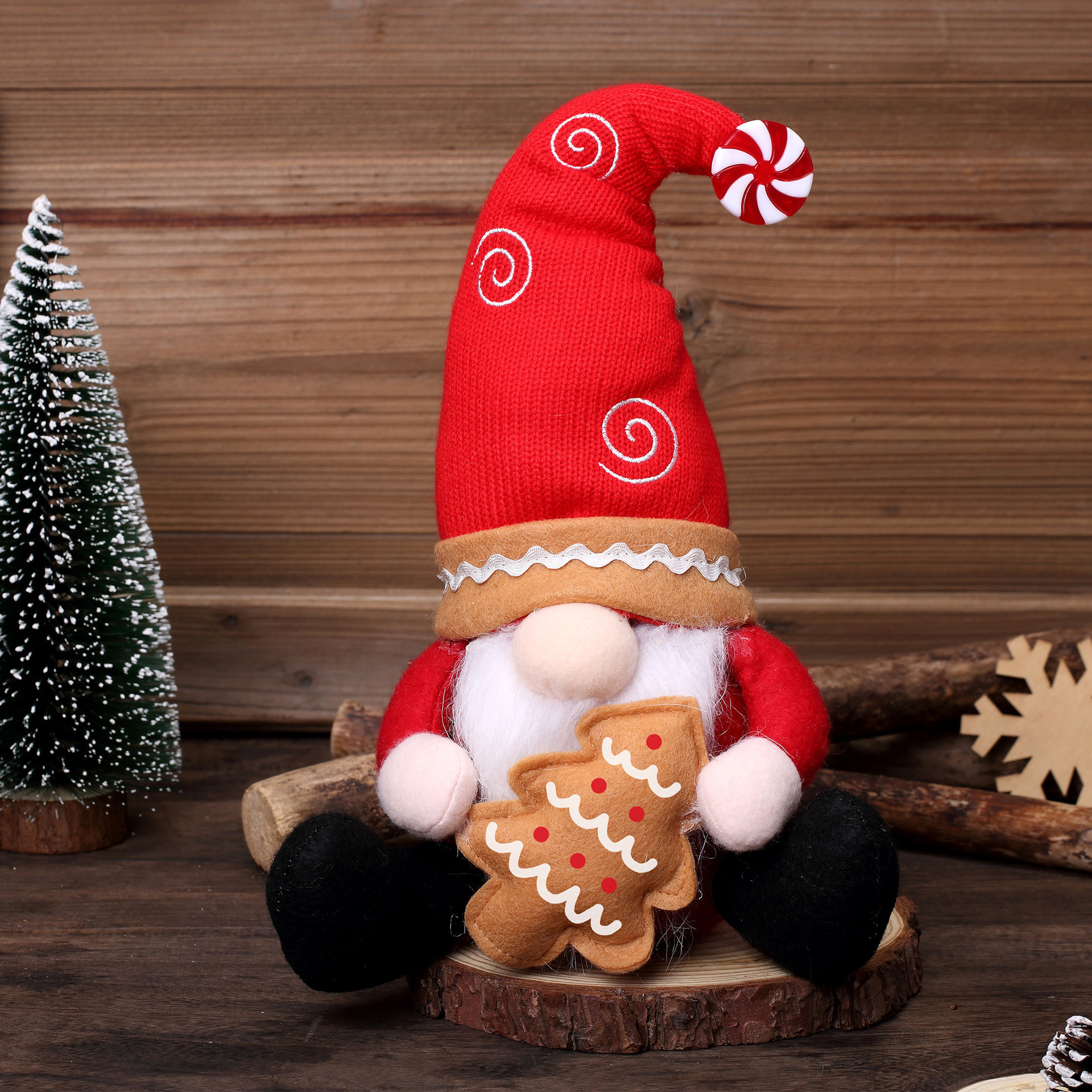 Christmas Gnomes,Bells Gnome Christmas Ornaments,Xmas Holiday Winter Party  Home Decor Gifts,11inch,1pc