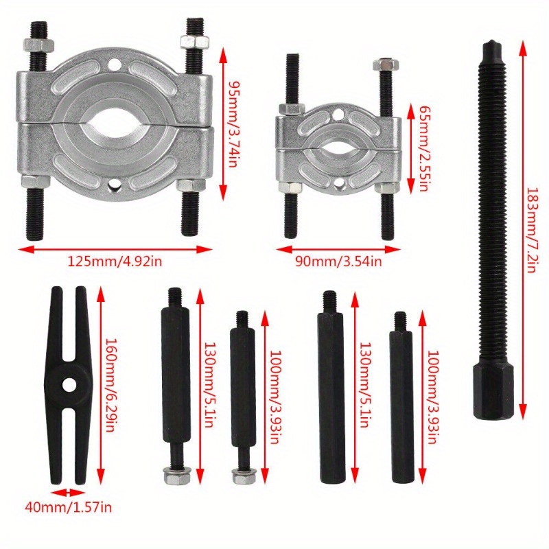 Double Disc Bearing Puller Tools Separator Gearbox kit - Temu