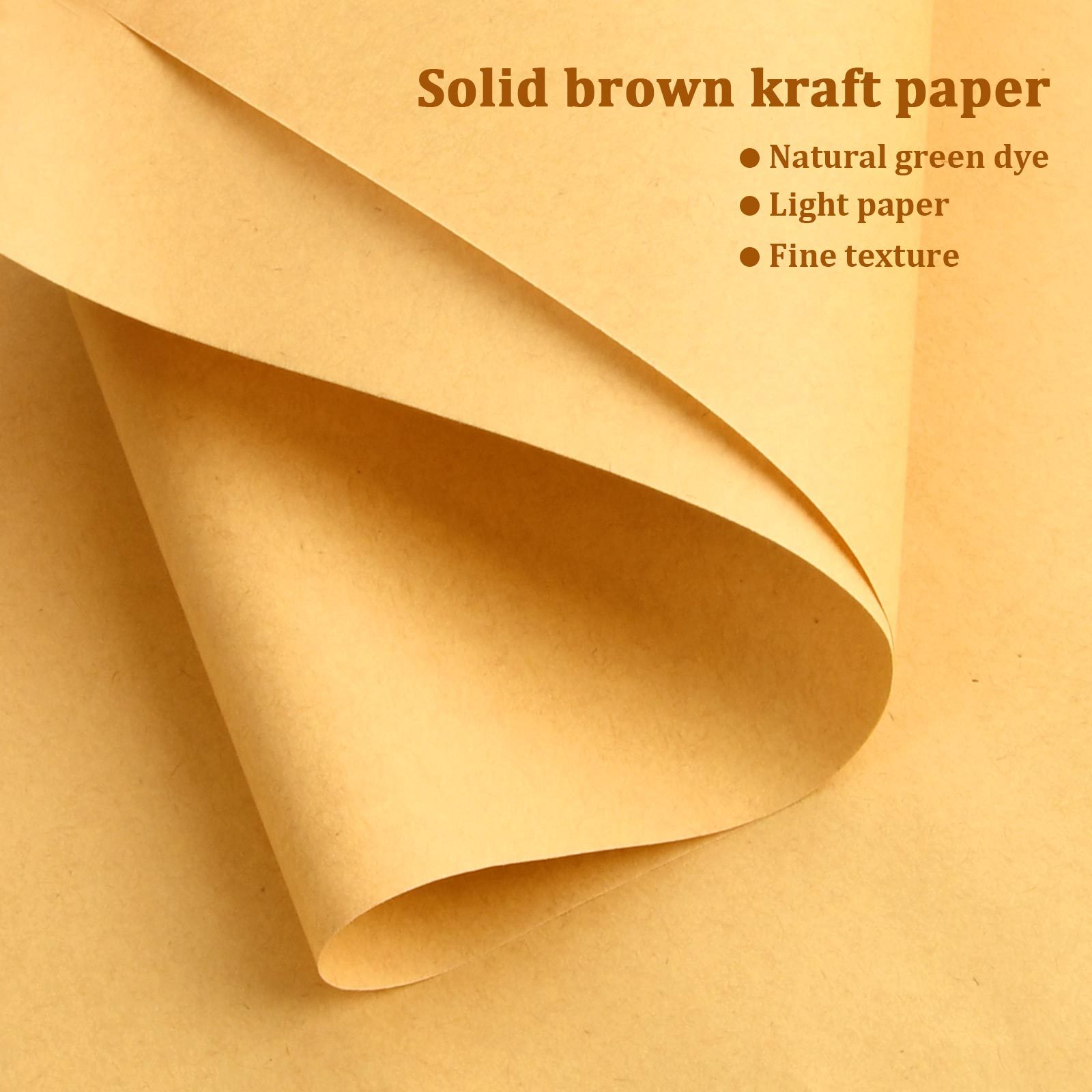 Natural Kraft Paper Kraft Paper Packing Paper Brown Gift - Temu