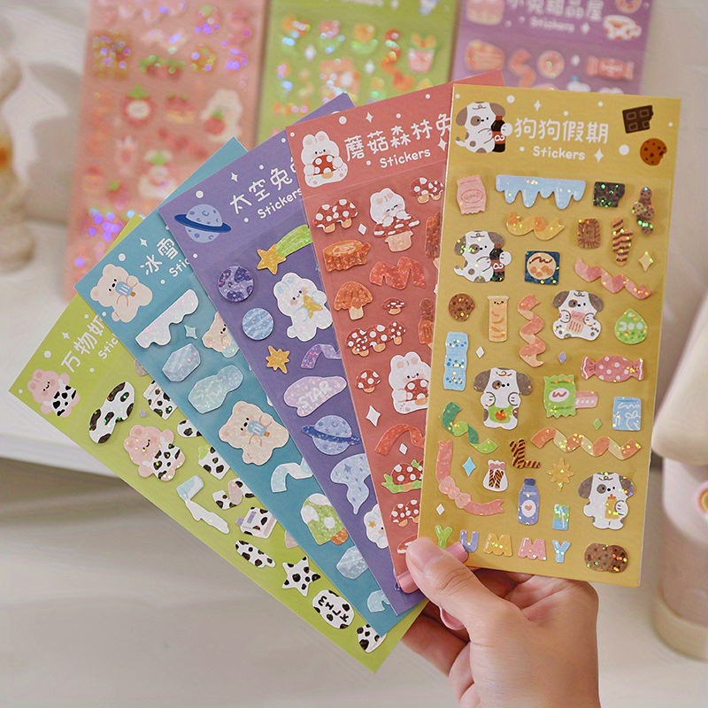 foryoupage #temu #cute #stickers #korean Today I'm gonna unboxing kor