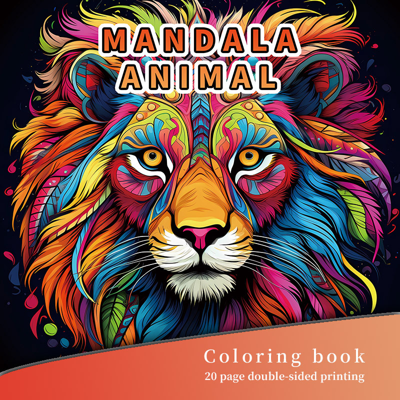 Animal Coloring Book For Adults 20 Original Animal Patterns - Temu Germany