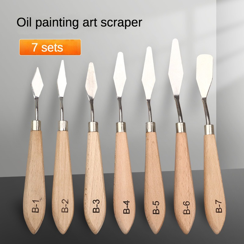 Painting Knife, 5 Pcs Palette Knives Set Paint Scraper For