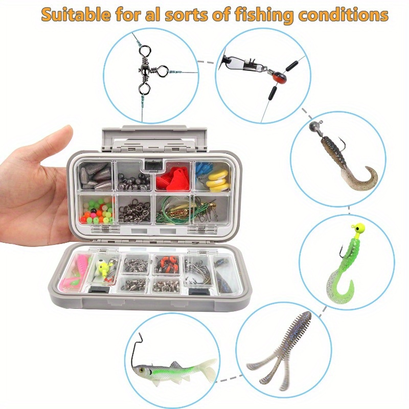 Fishing Equipment Storage Box Lure Box Sporting Goods Carp Fishing  Accessories For Fishing Hooks Lures Portable 27-grid - AliExpress